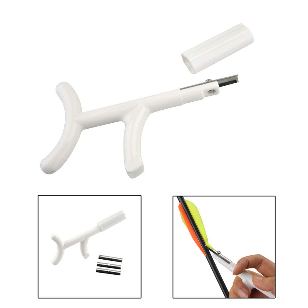 Công cụ bắn bắn cung để phá hủy nhựa có lông vũ lông vũ trang DIY Công cụ tự làm Mũi tên phụ kiện DIY
