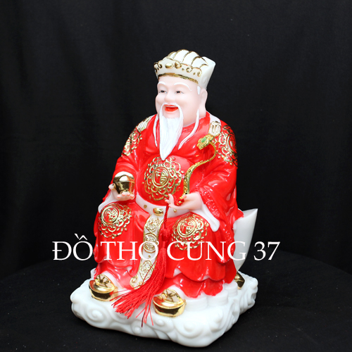THẦN TÀI THỔ ĐỊA MÀU ĐỎ - BỘT ĐÁ CAO CẤP - HÀNG NHẬP KHẨU