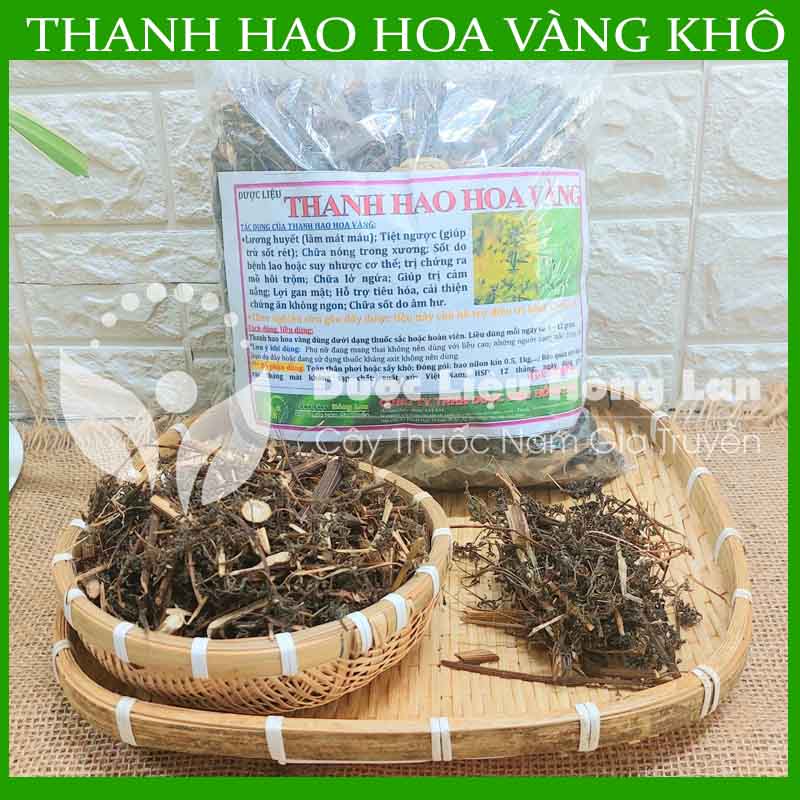 Cây Thanh Hao Hoa Vàng khô đóng gói 500g