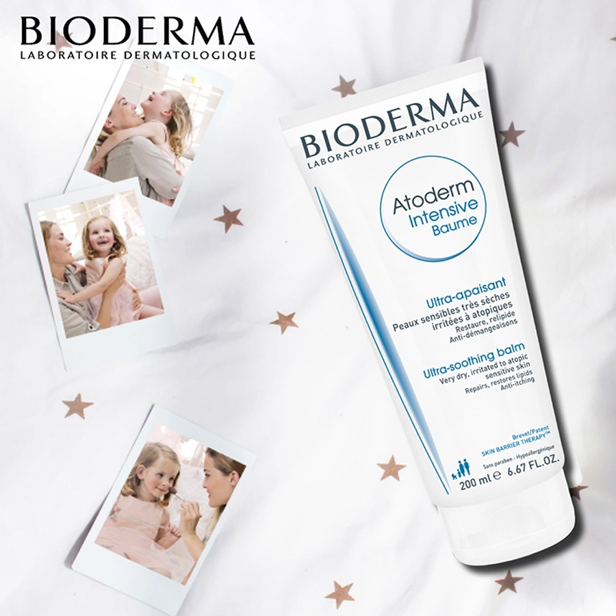 Bioderma Kem Làm Dịu Phục Hồi Dành Cho Da Rất Khô Da Chàm Dị Ứng Atoderm Intensive Baume 200ml