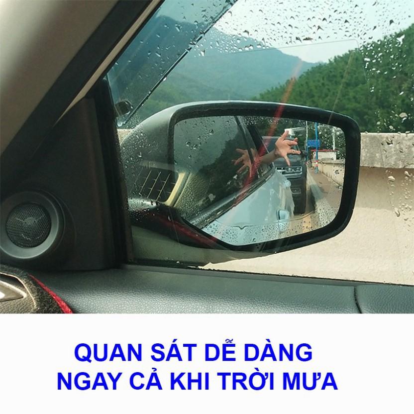 Miếng Dán Chống Nước - Miếng Dán Chống Nước Gương Ô Tô - Chống Bám Nước, Chống Lóa Gương Chiếu Hậu