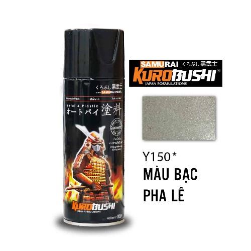 Sơn xịt Samurai Kurobushi - MÀU BẠC PHA LÊ Yamaha Y150 (400ml)