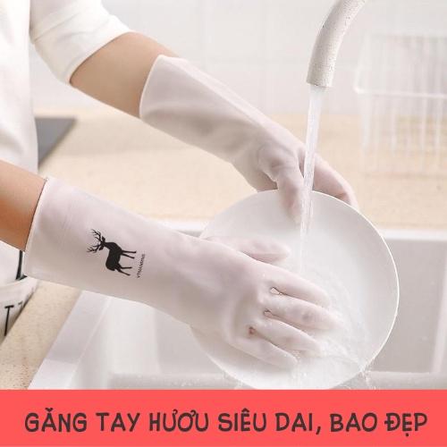 Găng Tay Hươu Siêu Dai - Bảo vệ đôi tay khỏi các công việc Rửa Chén, Giặt Giũ, Vệ Sinh Nhà Cửa.