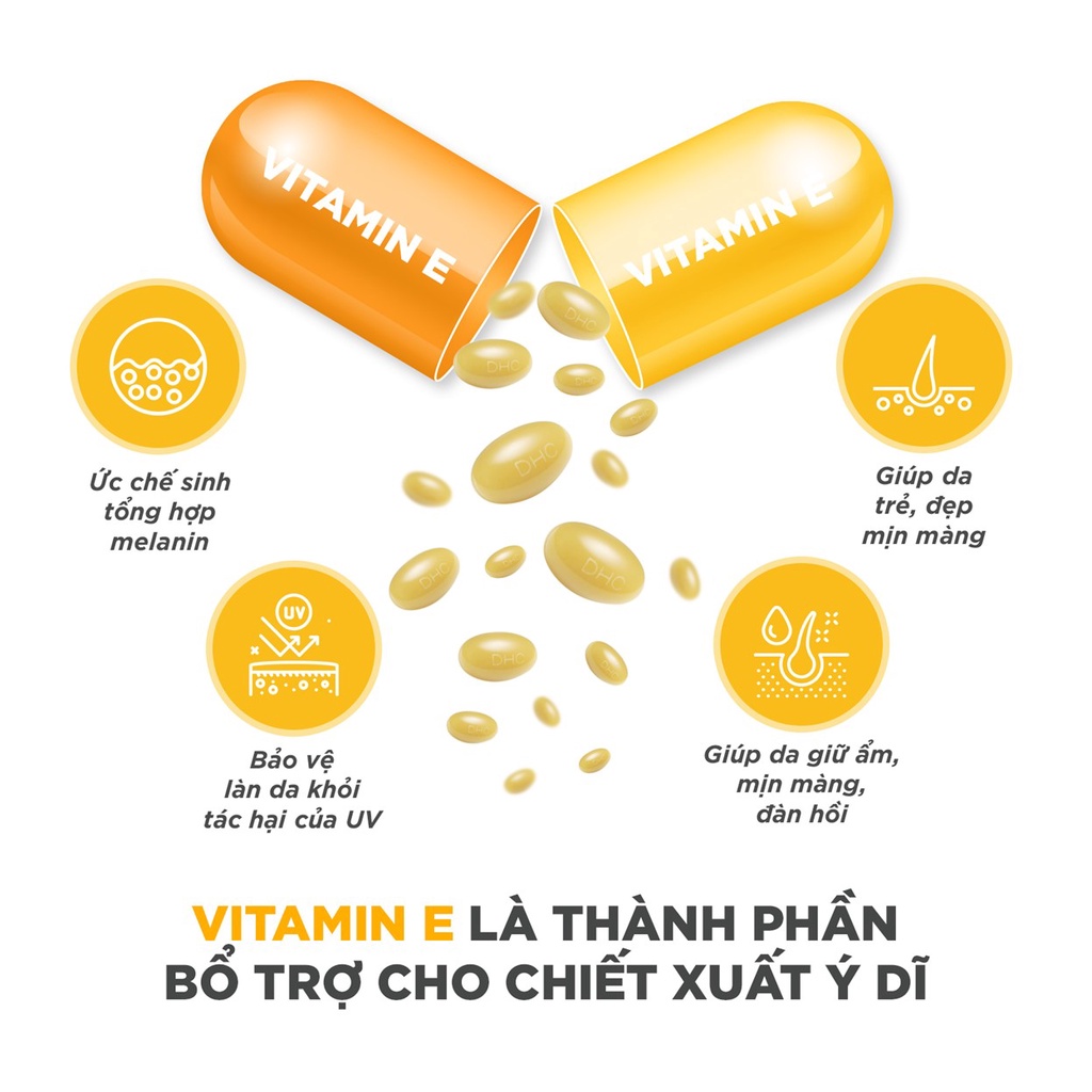 Viên Uống Sáng Da DHC Adlay Extract Nhật Bản