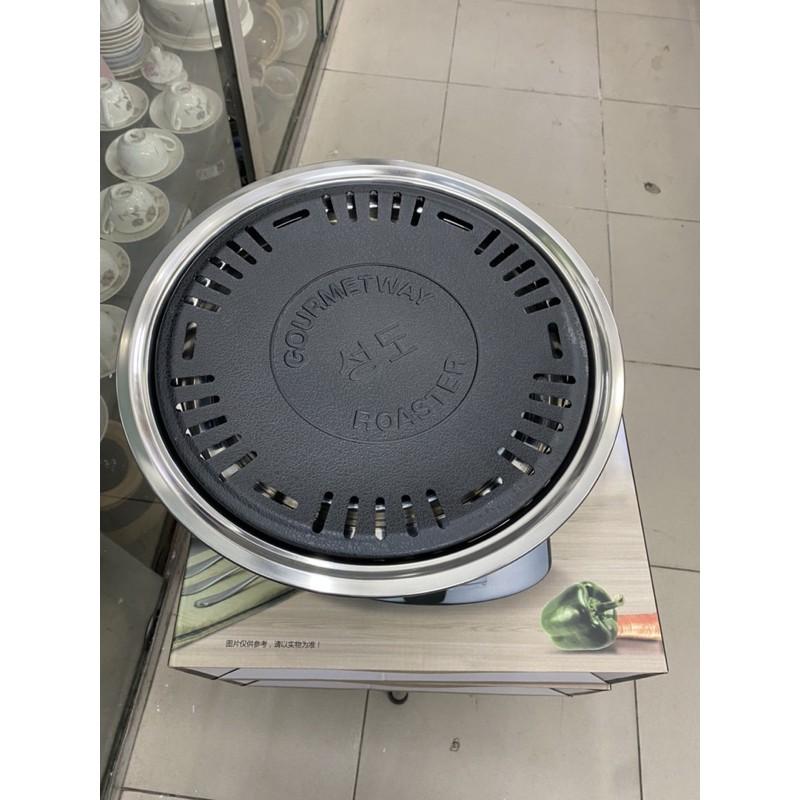Bếp nướng than hoá Hàn quốc loại 2 vỉ nướng inox dày dặn