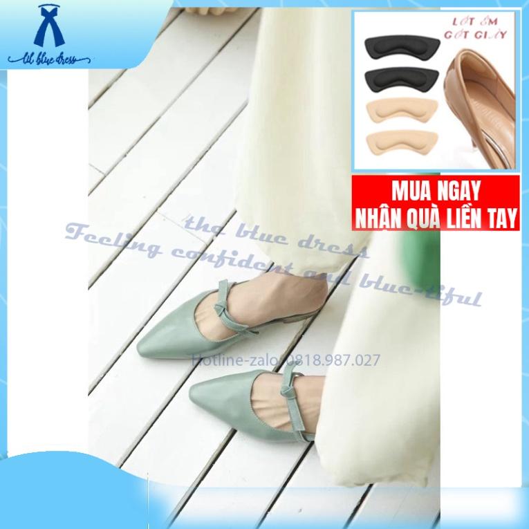 QUẢNG CHÂU Giày sục (Mules)/ Dép sục mũi vuông 2cm có thêm bigsize 40 41 42 cho nàng