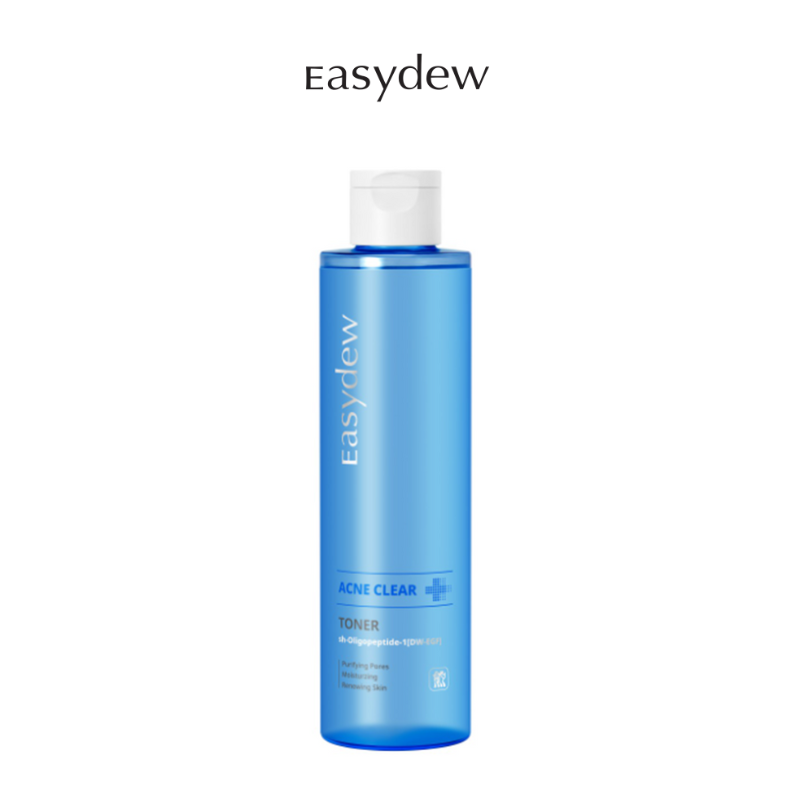 Nước cân bằng làm sạch tẩy tế bào chết nhẹ nhàng giúp thông thoáng lỗ chân lông Easydew Acne Clear Toner 200ml