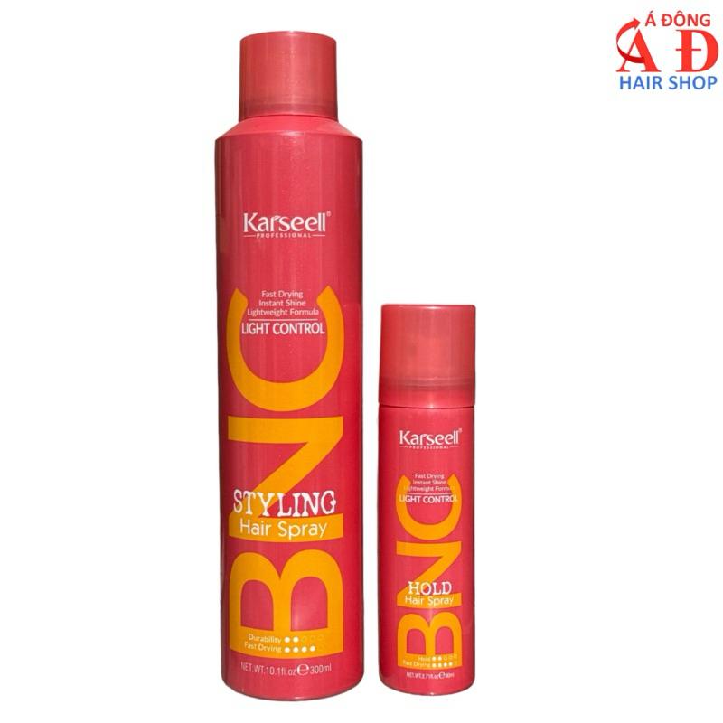 GÔM XỊT TÓC KARSEELL BNC STYLING HAIR SPRAY GIỮ NẾP CỨNG VỪA BỒNG BỀNH
