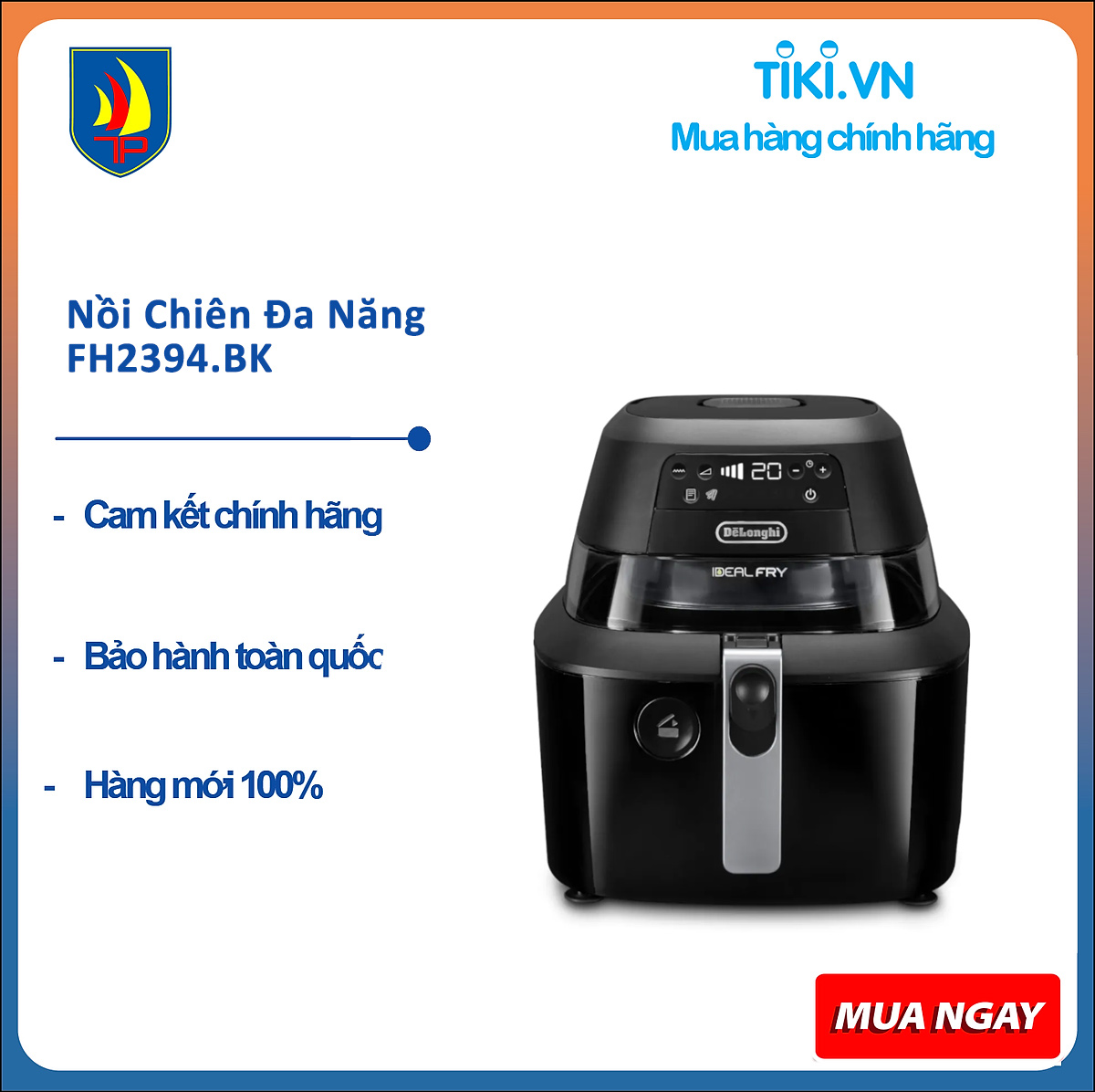 Nồi Chiên Đa Năng FH2394.BK - Hàng chính hãng