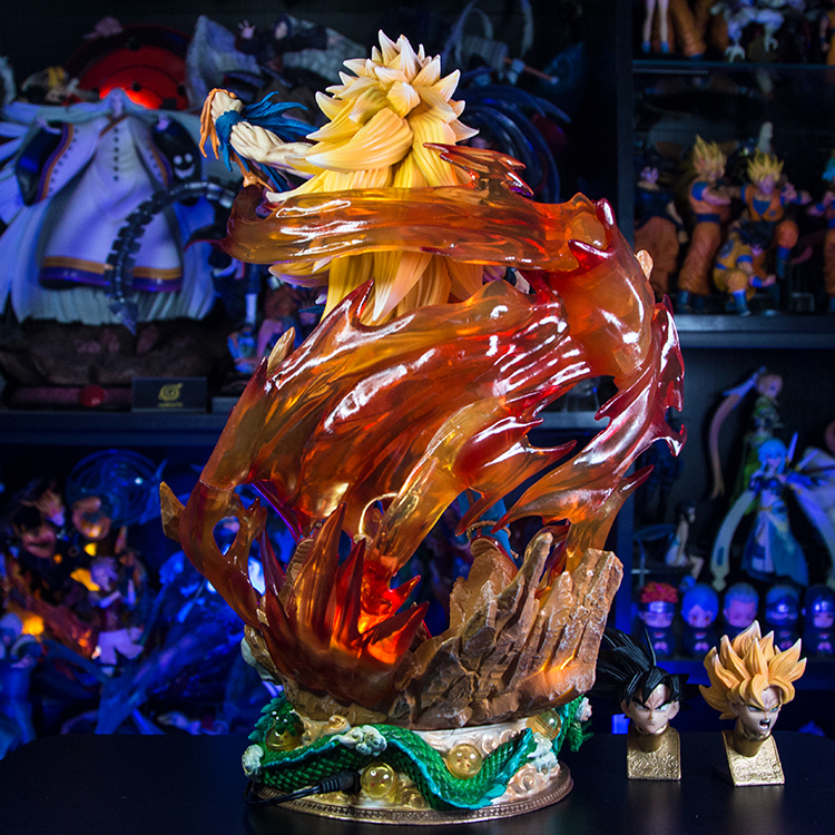 Mô hình songoku có hiệu ứng siêu đẹp
