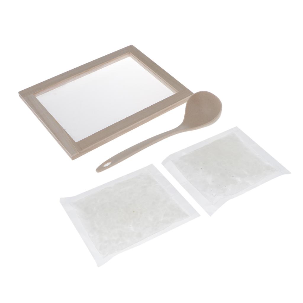 Giấy Gỗ Làm Khuôn Mẫu Khung Màn Hình Cho Tự Làm Giấy Thủ Công 25X19 Cm
