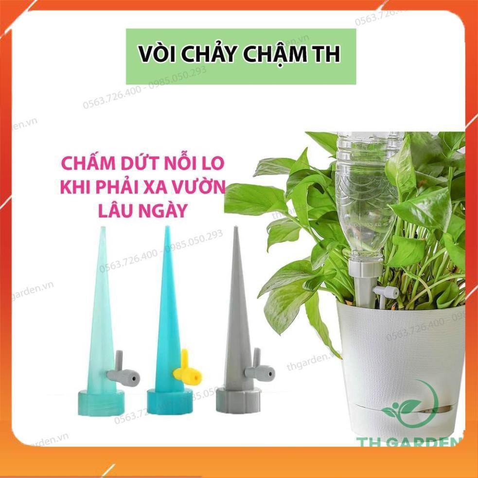 12 VÒI TƯỚI NƯỚC NHỎ GIỌT CHẢY CHẬM TỰ ĐỘNG - Lắp vừa nhiều mẫu chai 208801-1 (lavie, trà xanh 0 độ...)