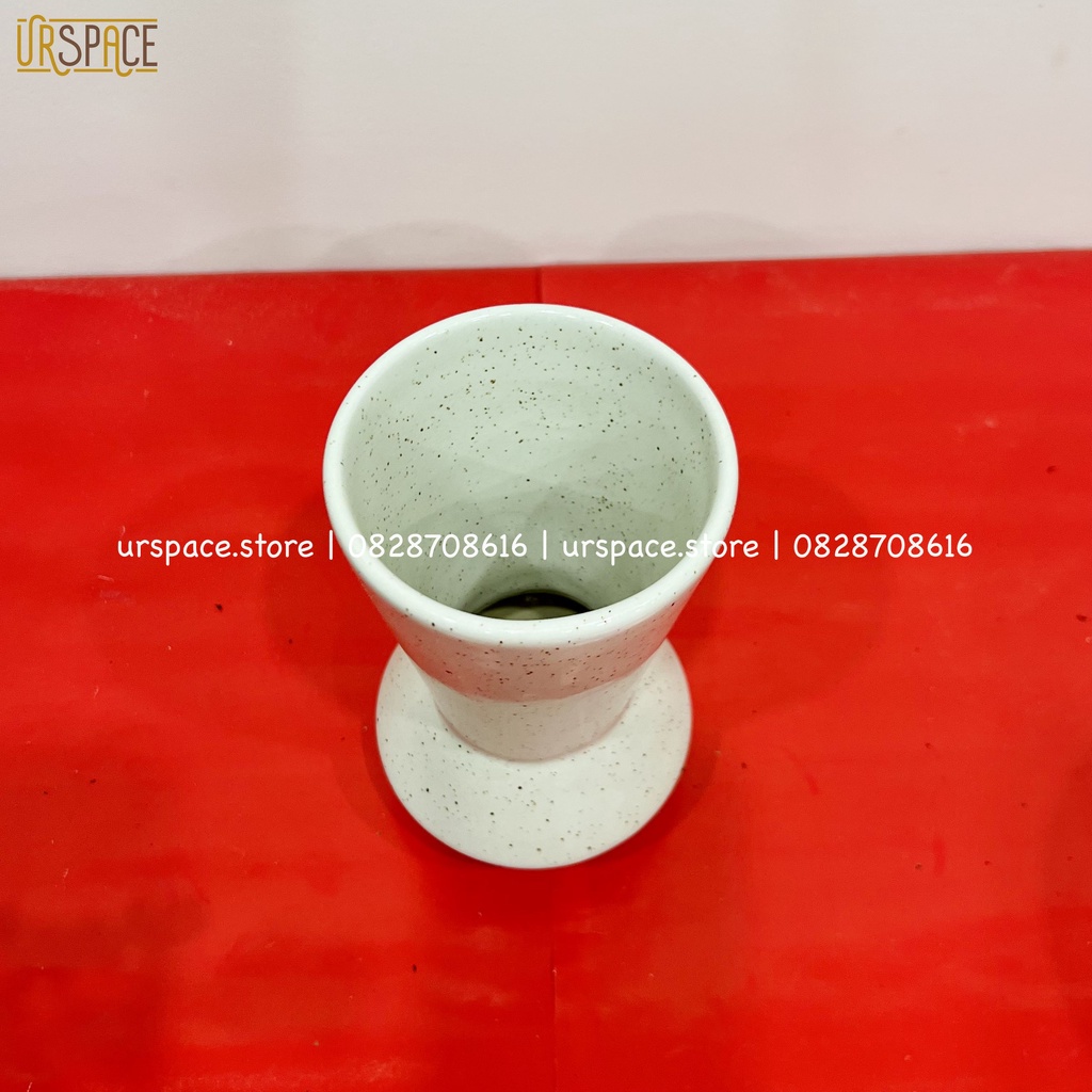 Lọ hoa gốm sứ URSPACE trang trí phòng khách để bàn làm việc