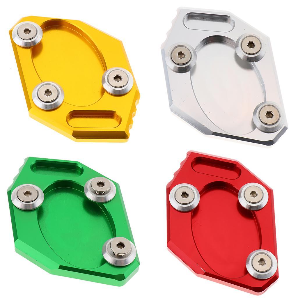 Motorcycle Kickstand Side Stand Extension Plate Pad For Kawasaki NINJA 300