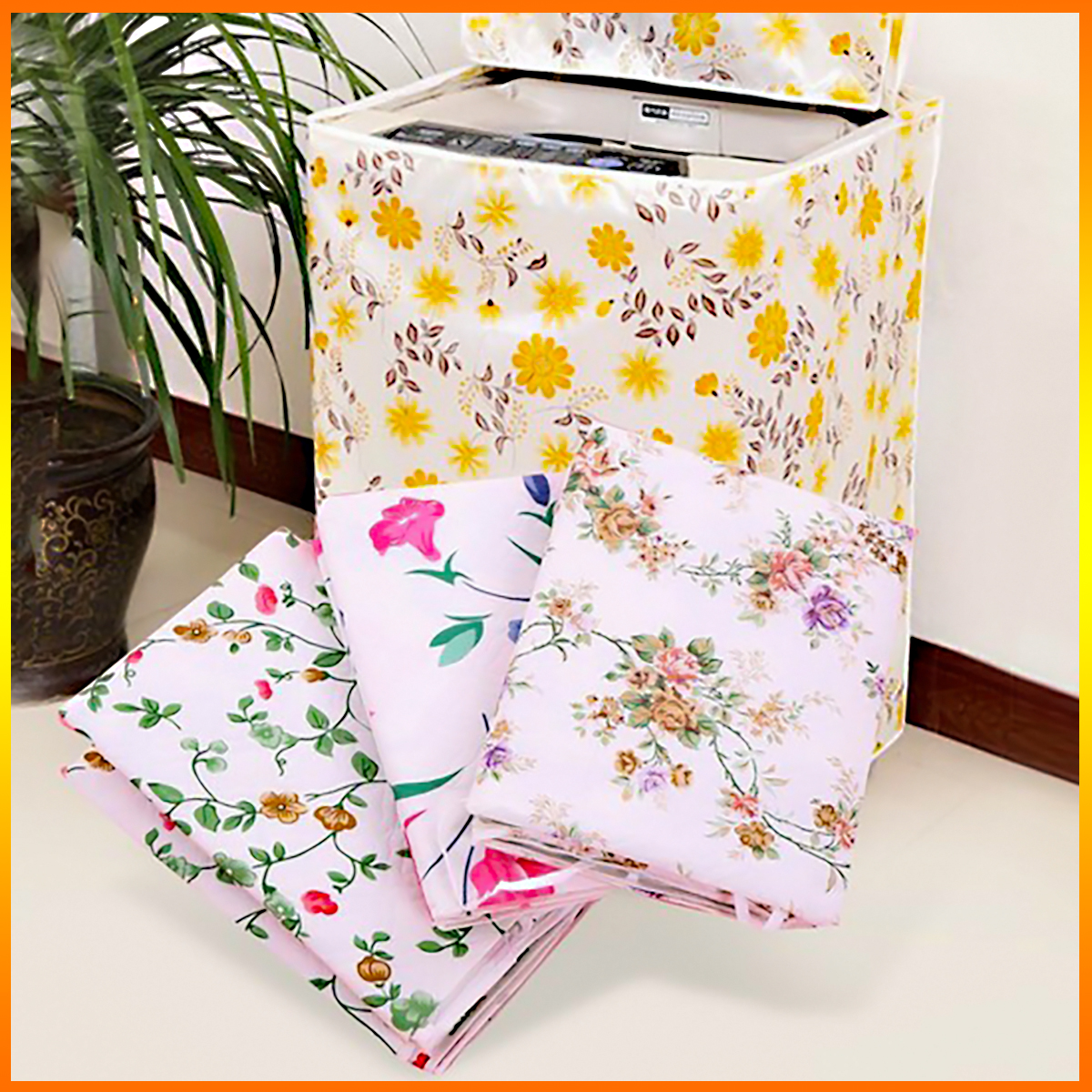 Vỏ trùm máy gặt cửa trên 7-12kg - Chống thấm, che chắn, bảo vệ máy giặt khỏi bụi bẩn