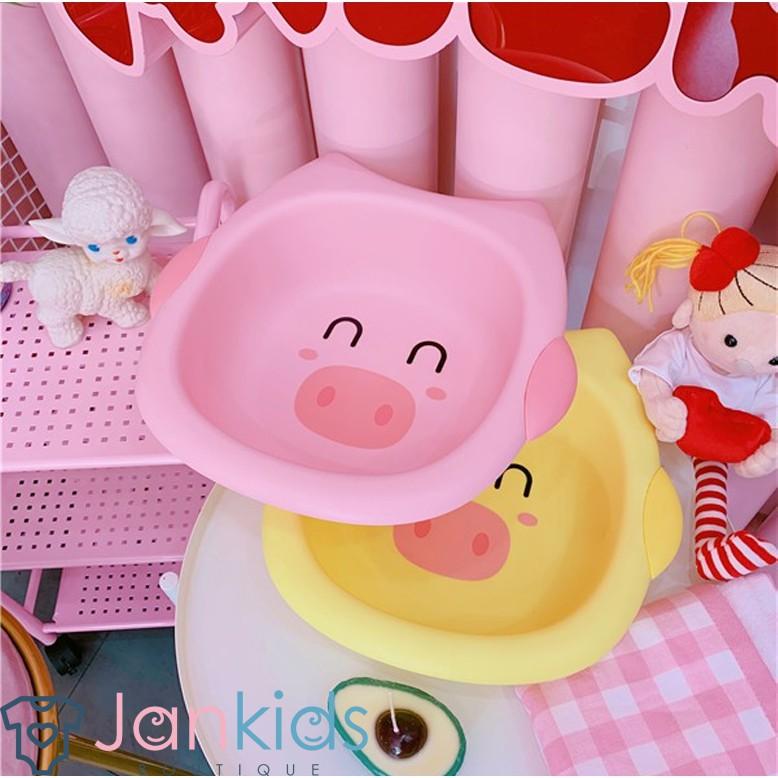 Chậu rửa mặt hình lợn cho bé