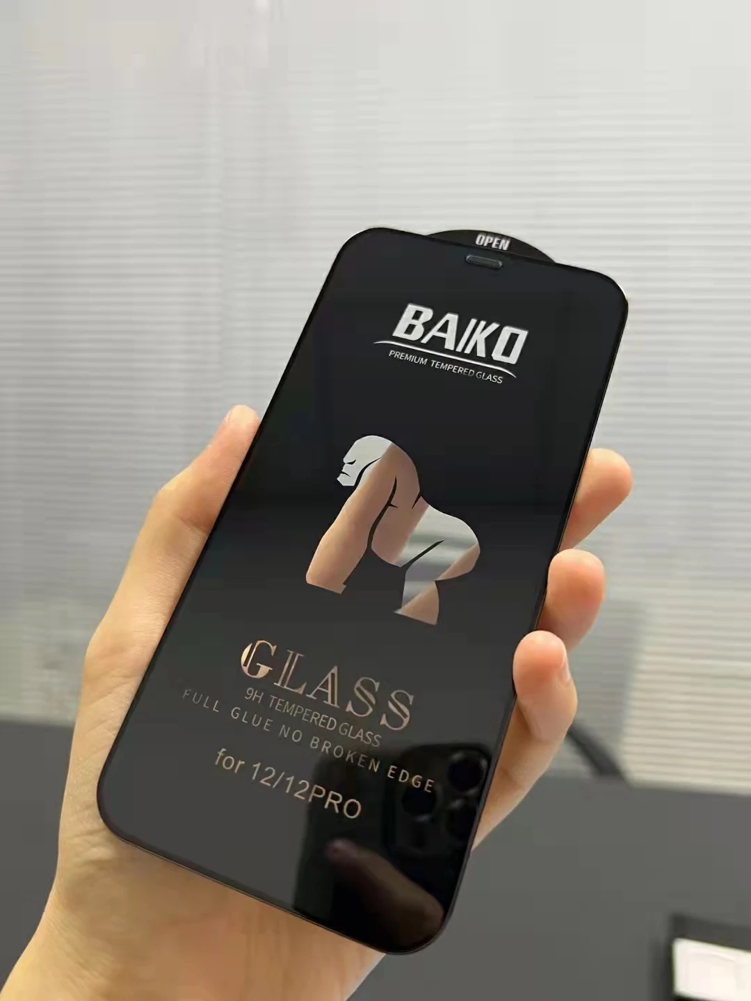 Cường Lực Chống Nhìn Trộm Hàng Chính Hãng Baiko Siêu Bền Chống Bám Bụi,Vân Tay dành cho Iphone