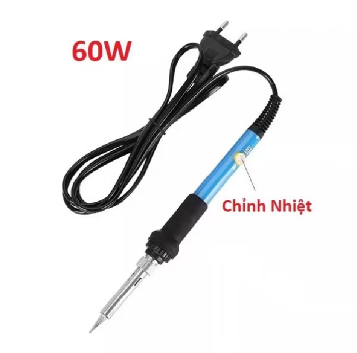 Mỏ hàn thiếc chỉnh nhiệt  tặng kèm 5 mũi hàn