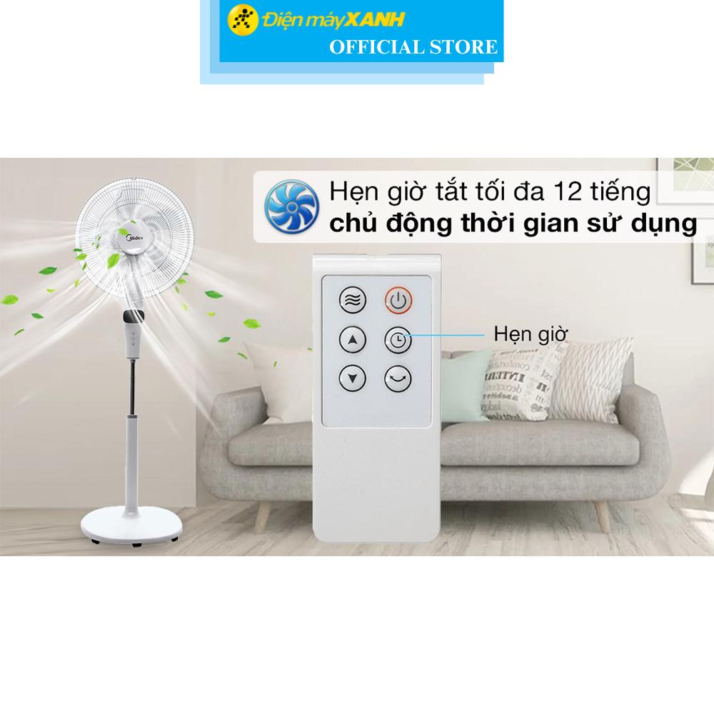 Quạt đứng Midea 5 cánh DC inverter FS40-15DR 55W - Hàng Chính Hãng