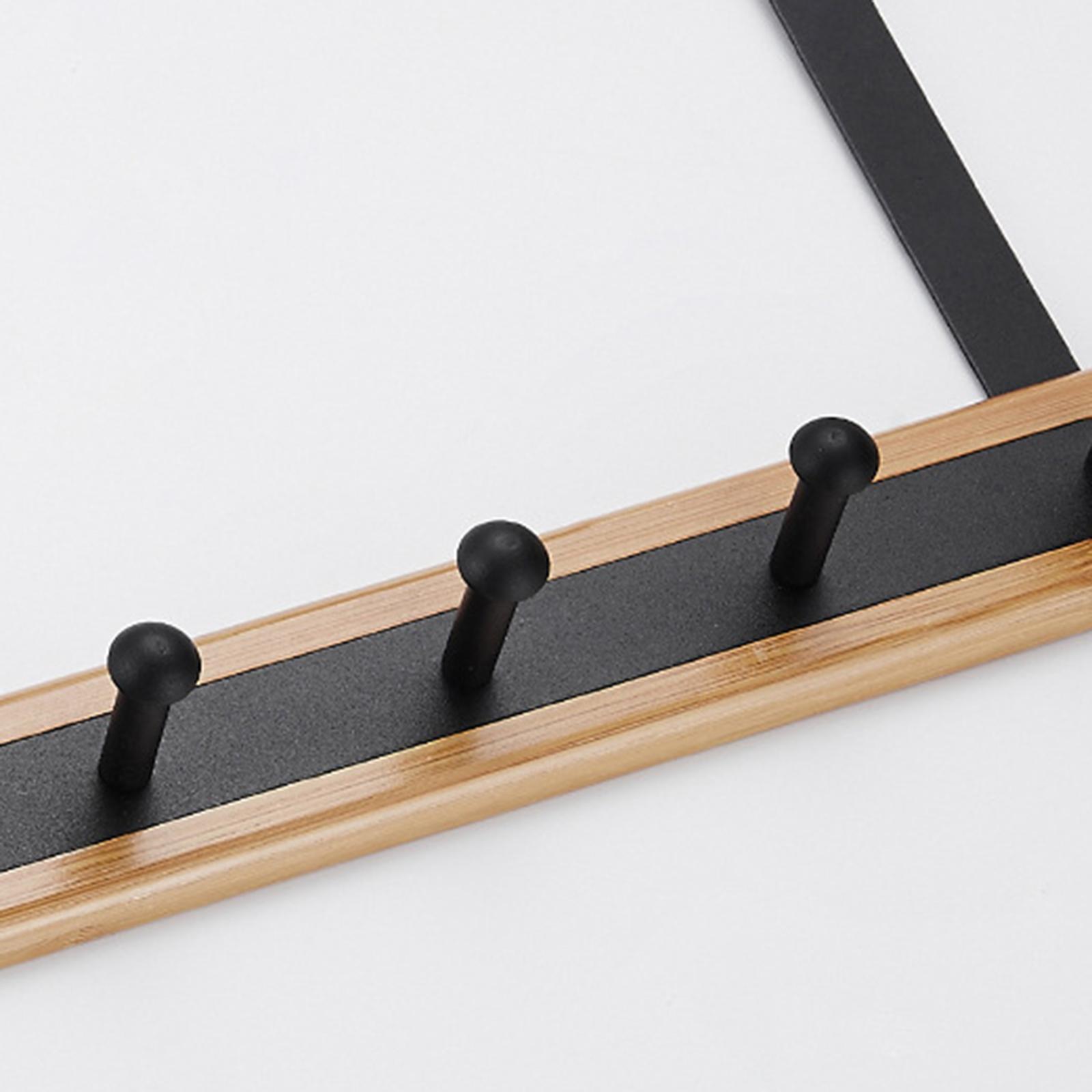 Over Hook Behind Back of Door Organizer Hooks Over Door Towel Rack Bathroom Home Organizer for Hanging Coat Handbag Hat Robe Towels,