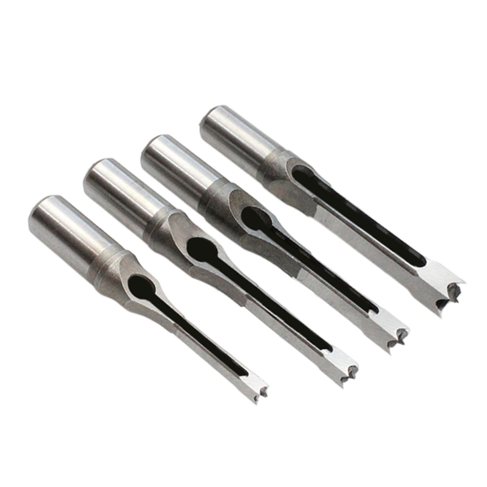4Pcs Woodworking Mortising Durable Hole Drill Bit for DIY Woodworking