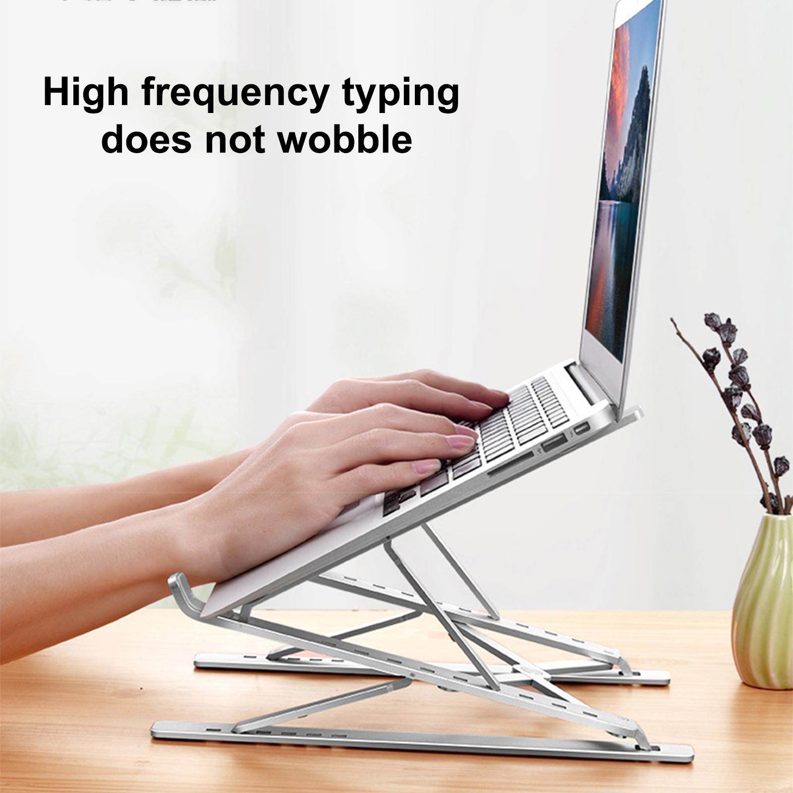 Foldable Adjustable Laptop Stand Portable Notebook Holder Aluminium Alloy Laptop Tablet Stand Computer Bracket