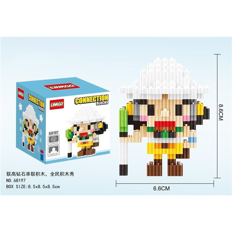 Đồ Chơi Lắp Ráp Mô Hình Nhân Vật One Piece - LinkGo 68197 - Usopp (317 Mảnh Ghép)