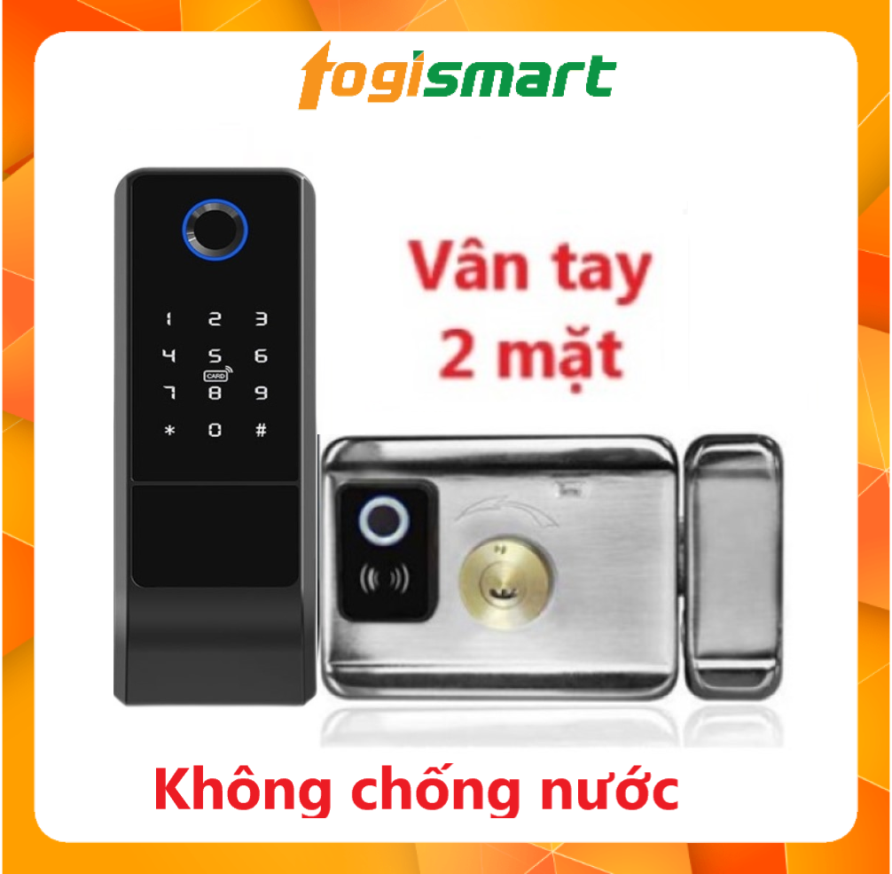 Khóa Cửa, Cổng Vân tay 02 mặt (trước và sau)  - Togismart KC01 - HÀNG NHẬP KHẨU