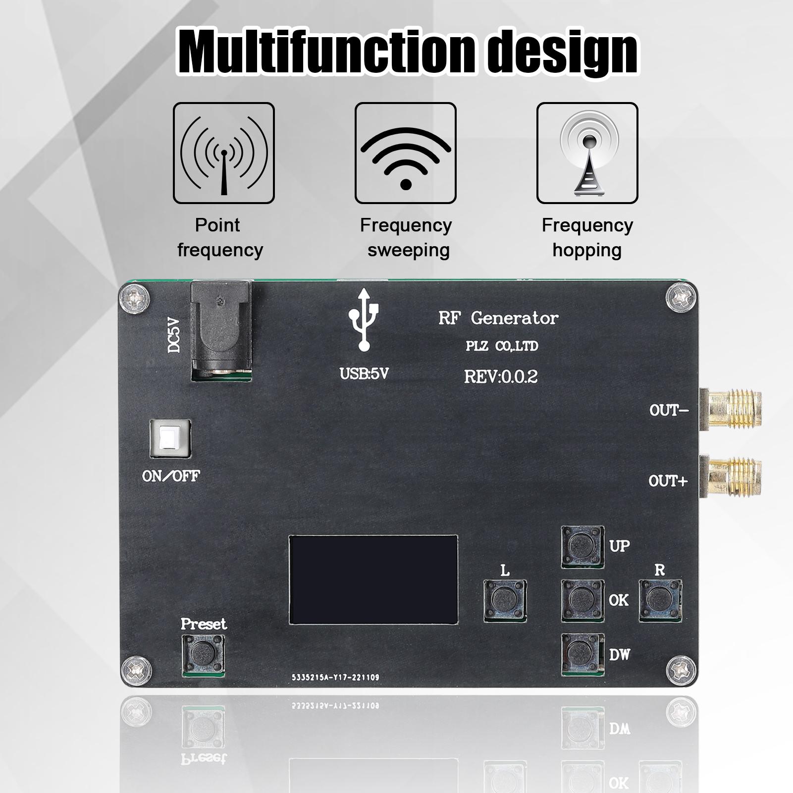 Signal Frequency Generator OLED Display Phase-Locked Loop Module Sensors Excitation Source Line Loss Attenuation Detection Module