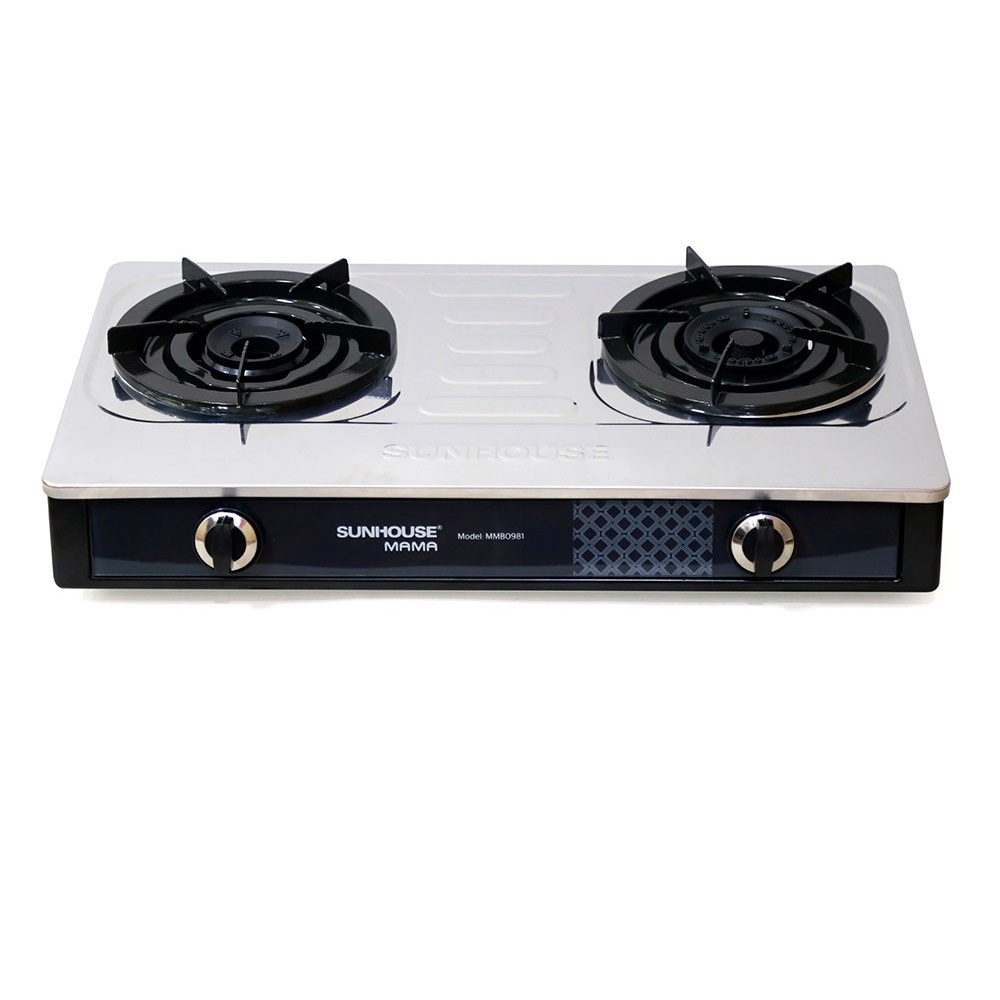 Bếp Gas Dương Đôi Mặt Inox Sunhouse MAMA MMB0981 - Chính Hãng