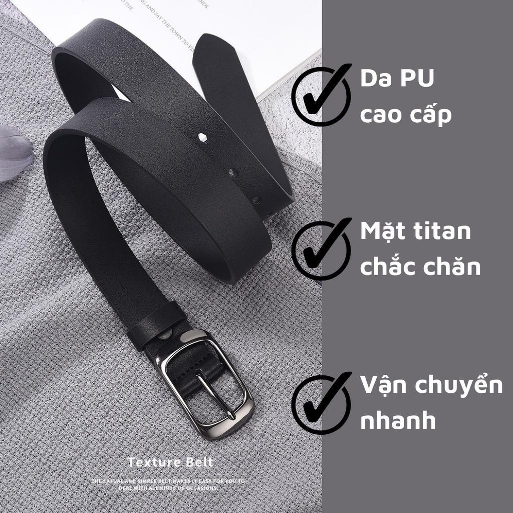 Thắt Lưng Unisex Dây Nịt Lưng Da Bò ForD Camcamvintage Màu Đen Đẹp Bản Nhỏ Nam Nữ Phong Cách Hàn Quốc Cao Cấp