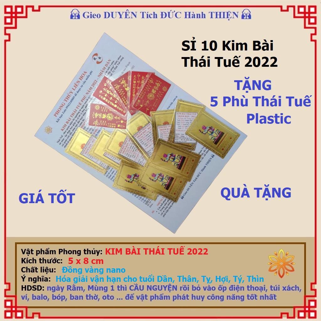 10 Kim Bài Thái Tuế năm 2022 - Tặng 5 Thái Tuế Phù