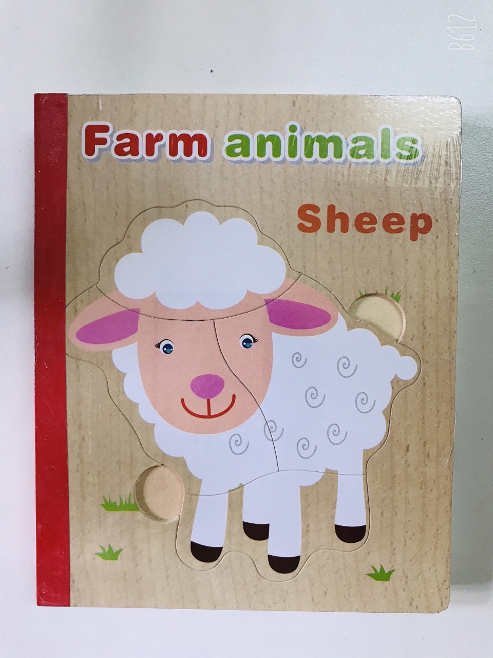 Sách gỗ ghép hình - Combo 2 cuốn sách gỗ ghép hình cho bé 1 tuổi Gnu02
