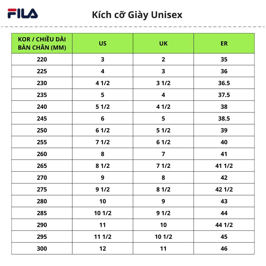 Giày sneaker unisex Fila Oakmont Tr BTS - Global Inline - 1JM00801D