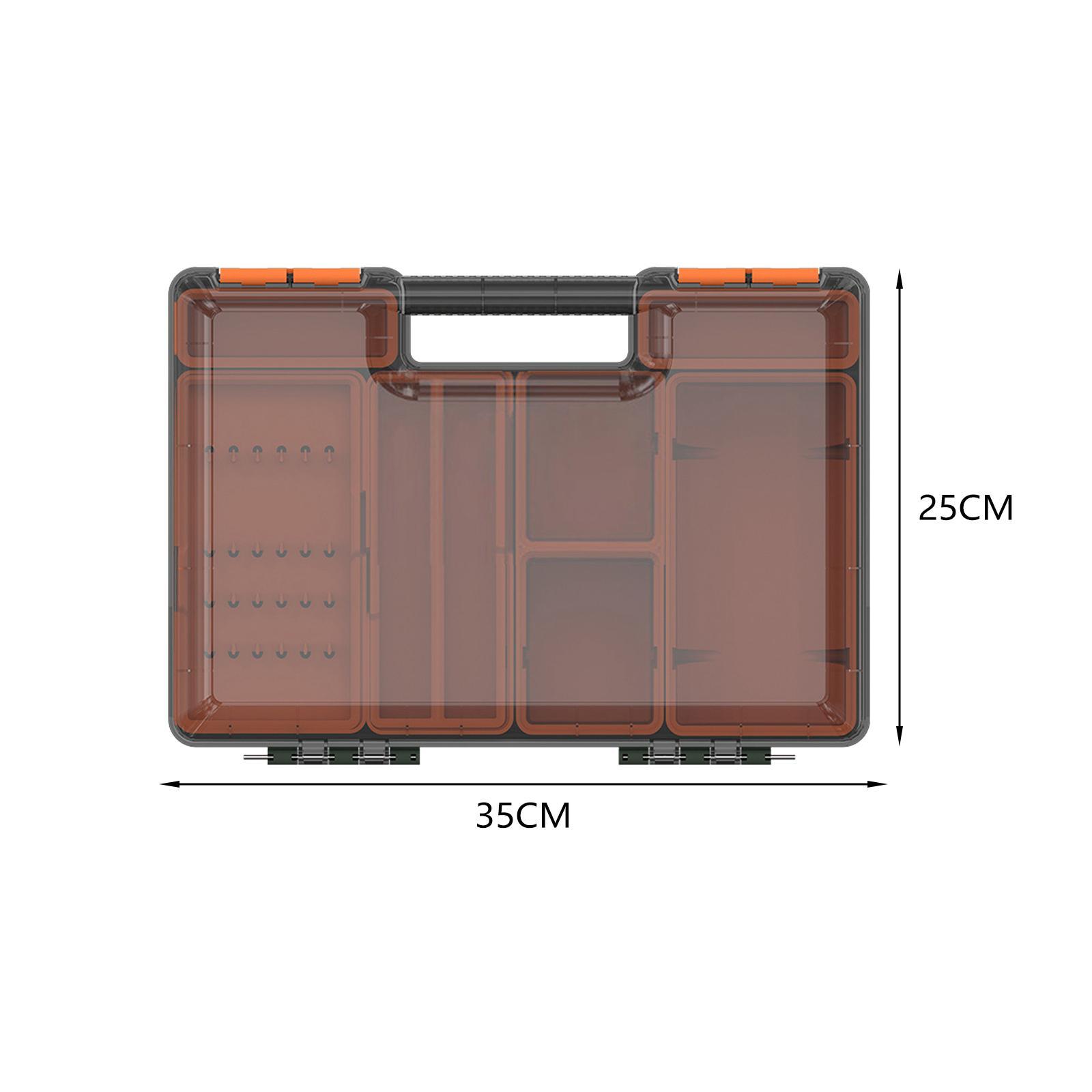 Fishing Tackle Box, Fishing Lures Box, Hard Case, Portable Fishing Accessories Water Resistant Storage Case Organizer for Carp Fishing
