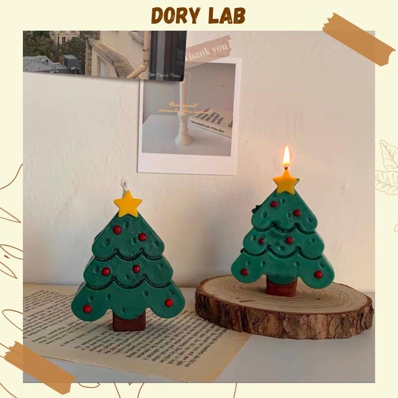 Nến Thơm Giáng Sinh Cây Thông 3 Tầng Nhiều Màu Sắc - Dory Lab