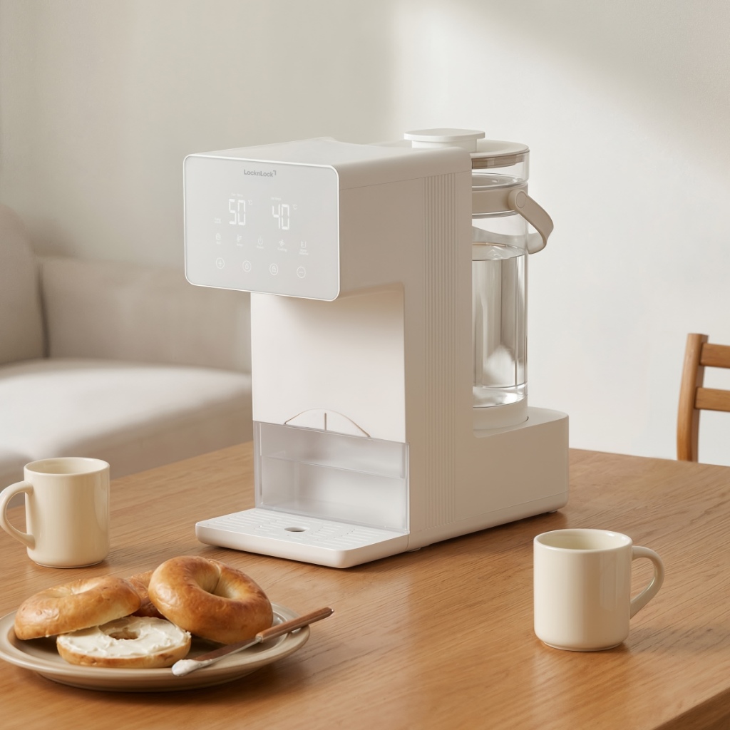 Máy Đun Nước Pha Sữa Chuẩn Nhiệt &amp; Giữ Ấm 48H LocknLock EJK586IVY 2L Cho Mẹ Và Bé - Hàng Chính Hãng - JoyMall