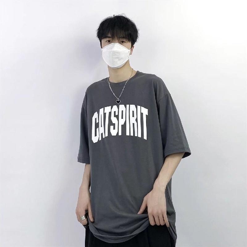 Áo Thun Tay Ngắn Dáng Rộng Cỡ Lớn Thoải Mái In Họa Tiết Thời Trang Mùa Hè Cho Nam Và Nữ