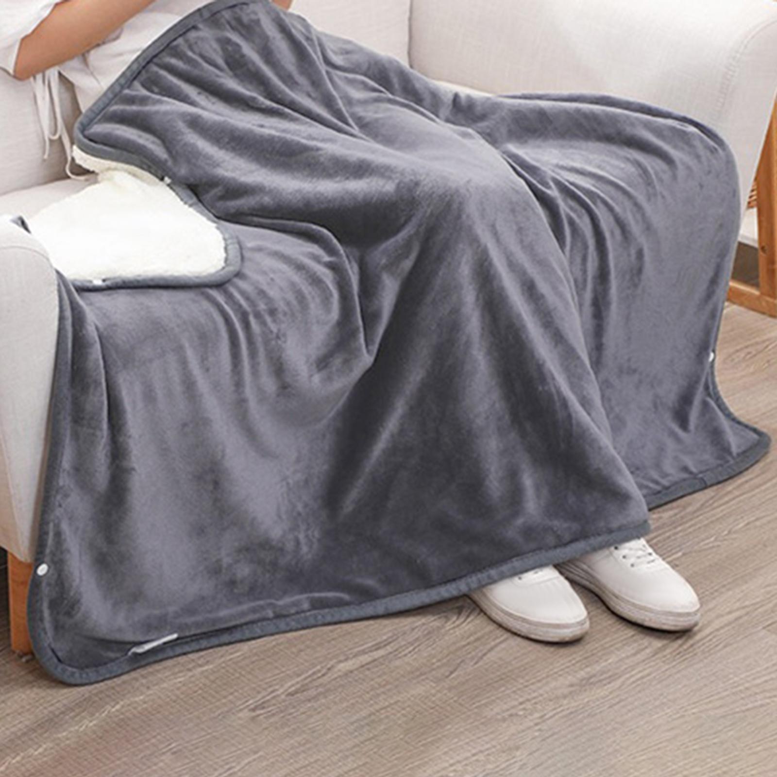 Electric Throw Blanket Portable Heating Blanket for Bedroom Traveling Office
