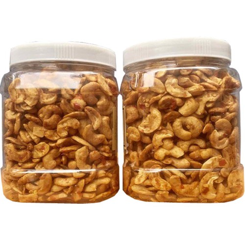 HẠT ĐIỀU RANG TỎI ỚT TÂN LỘC PHÁT COMBO 1KG- MỖI HŨ 500G