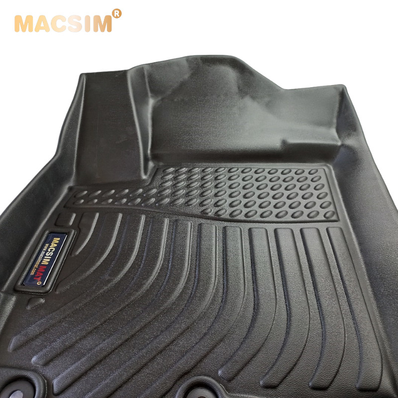Thảm lót sàn xe Mitsubishi Outlander 2014-2021 nhãn hiệu Macsim TPE- 3 hàng ghế
