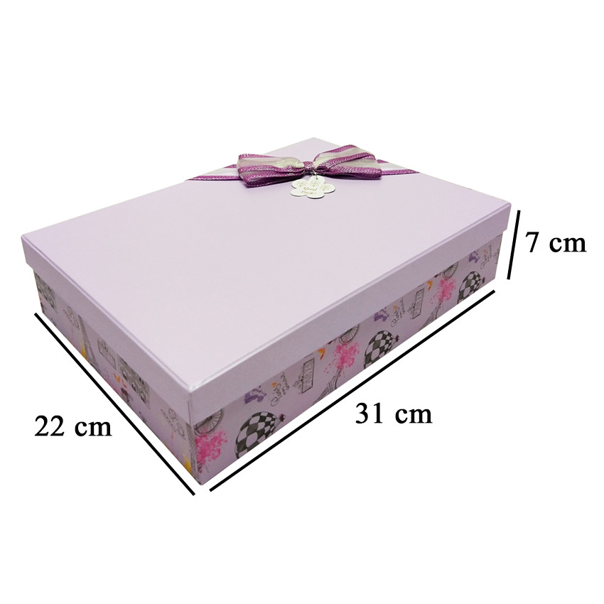 Hộp Quà Chữ Nhật Phượng Hoàng C204 - 31 x 22 x 7 cm - Giao mẫu ngẫu nhiên
