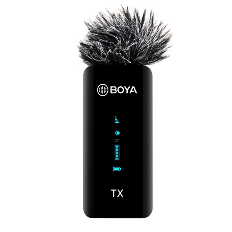 Boya BY-XM6-S1 / BY-XM6-S2 - Micro Cài Áo Không Dây 2.4GHz, Phạm Vi 100m, Màn Hình OLED Dành Cho Smartphone, Laptop, Máy Ảnh, Máy Quay - Hàng Chính Hãng