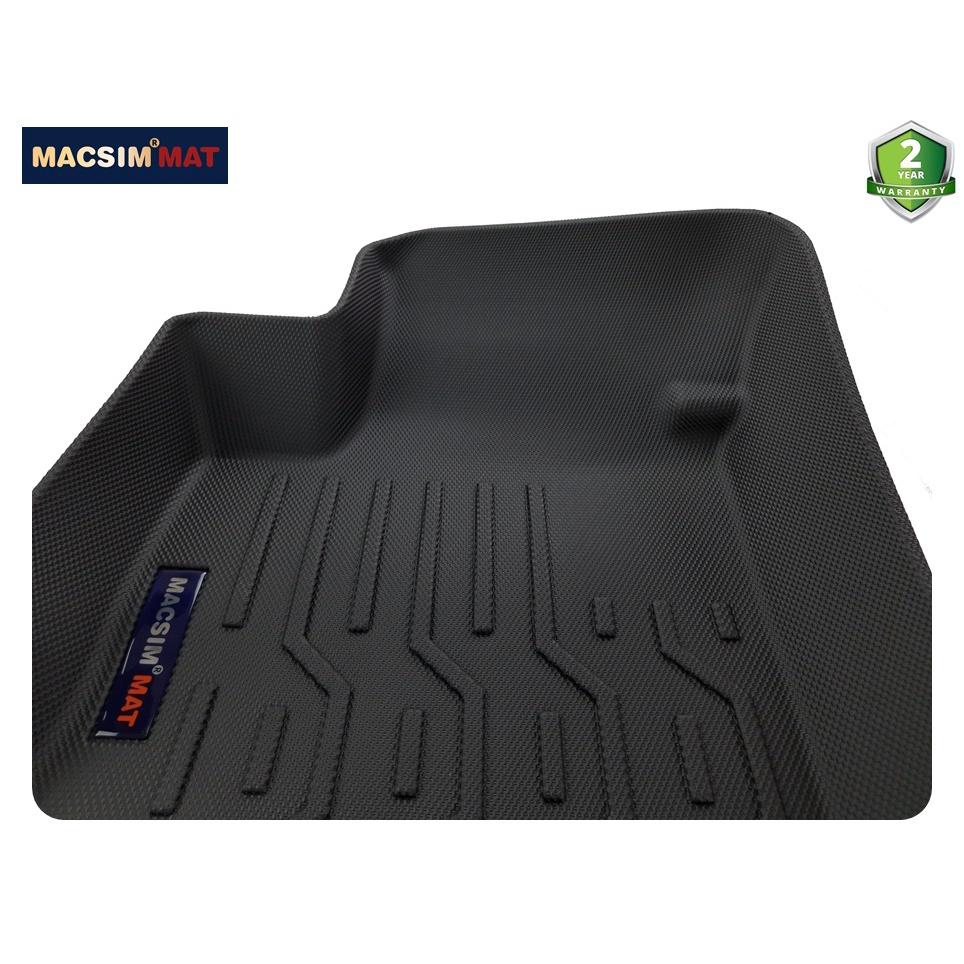 Thảm lót sàn xe ô tô Suzuki Celerio 2016 - nay (2 hàng ghế) Nhãn hiệu Macsim chất liệu nhựa TPV cao cấp màu đen (074)