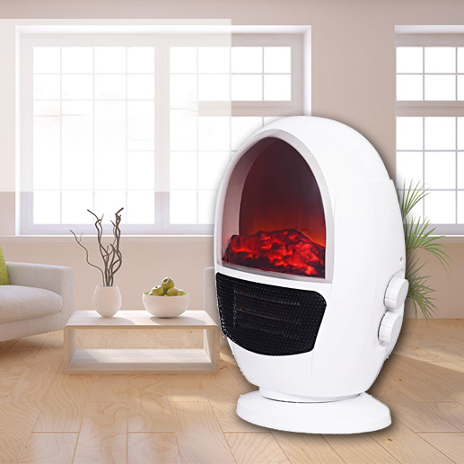 Máy sưởi ấm kèm màn hình 3D GH-906 làm ấm và thổi gió 1500W để bàn sang trọng