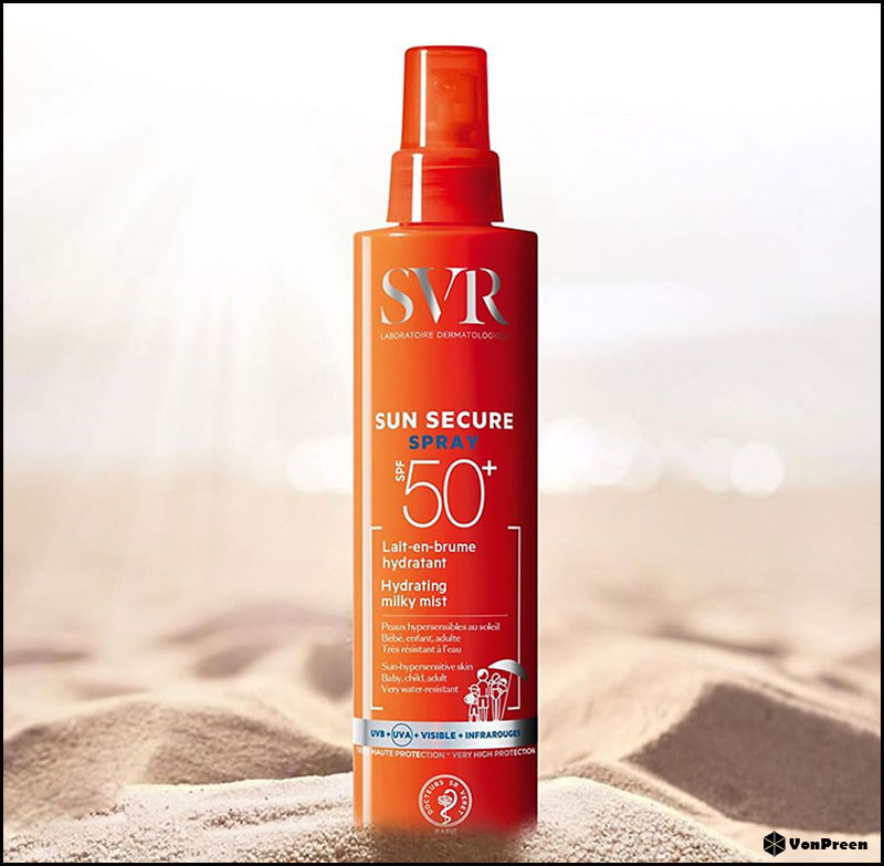 SVR Sun Secure Spray SPF50+ – Kem Chống Nắng SPF50+ Dạng Xịt, Dành Cho Da Mặt Và Toàn Thân 200ml