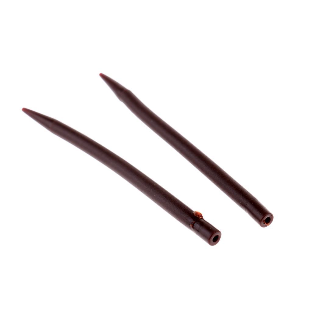 20Pcs Carp Fishing Anti Sleeves Connect Rig Sleeves Terminal Tackle