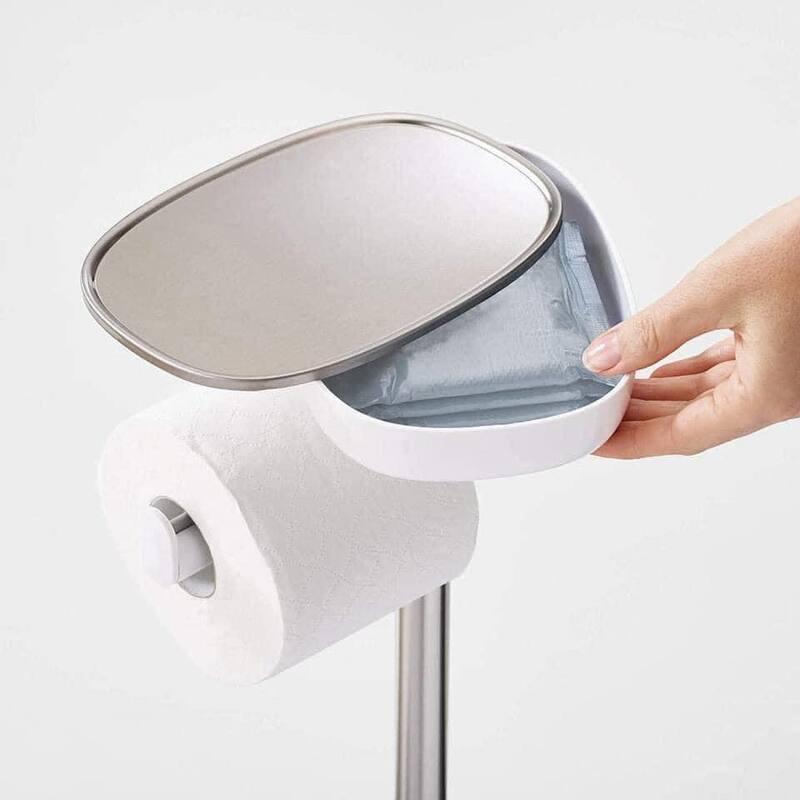 Kệ Để Giấy Vệ Sinh Và Hộp Đựng Cọ Rửa Bồn Cầu Toilet Joseph Joseph, Bộ Dụng Cụ Nhà Tắm, Vệ Sinh Bồn Cầu, Nhập Đức