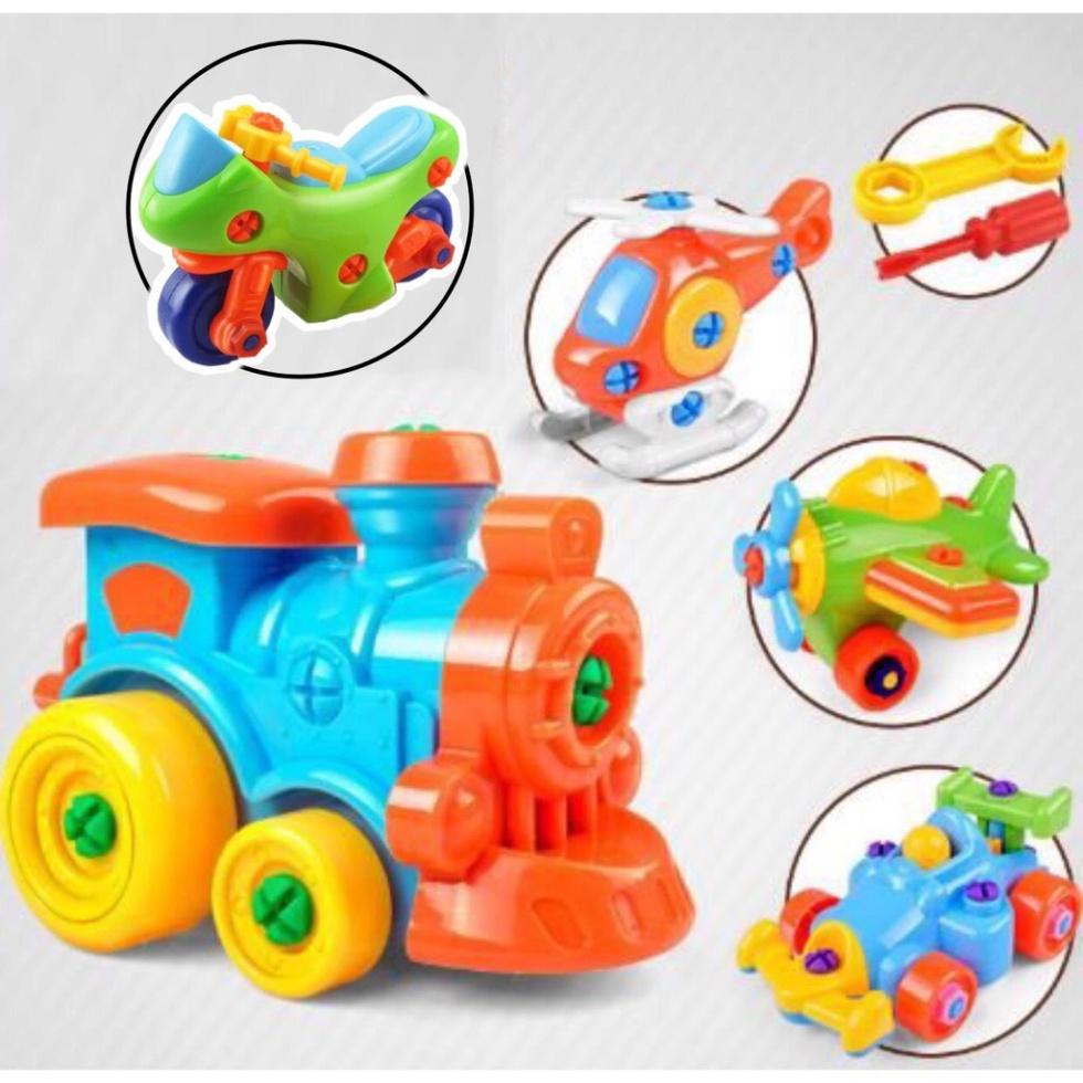 Bộ lắp ráp mô hình phương tiện giao thông có tua vít