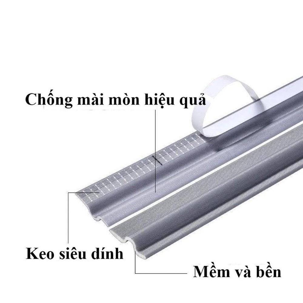 Nẹp Chặn Khe Cửa Sổ Xám, MIếng Chặn Đi Hơi Máy Lạnh, Ron Cửa Chống Bụi Chắn Khe Cửa Ra Vào